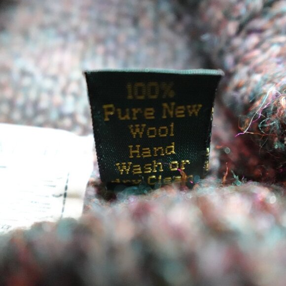 Donegal Sweater 2XL Brown Turtleneck Wool Chunky Fisherman Cable Heavyweight - Picture 10 of 10